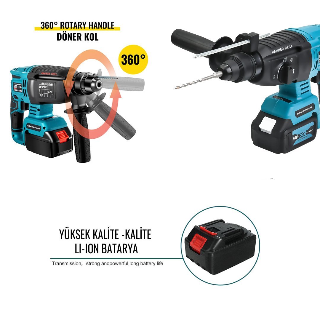 Makita MP001 Akülü Ultra 4lü Set Makina 58vf 5ah somun sıkma sökme özellikleri
