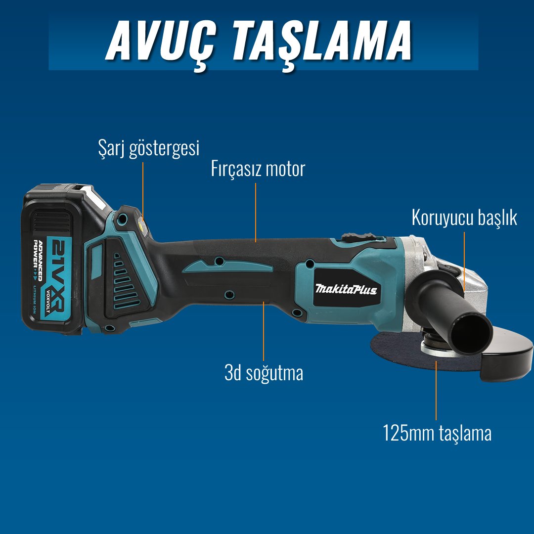Makita MP007  Akülü Süper 6li Set Makina 88vf 5ah dal testere özellikleri