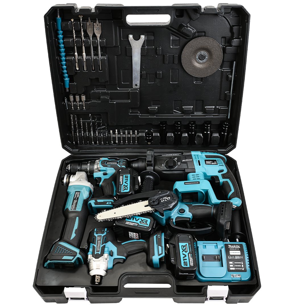 Makita MP007  Akülü Süper 6li Set Makina 88vf 5ah somun sıkma